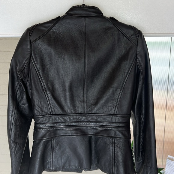 ELIE TAHARI Leather Jacket - Picture 3 of 5